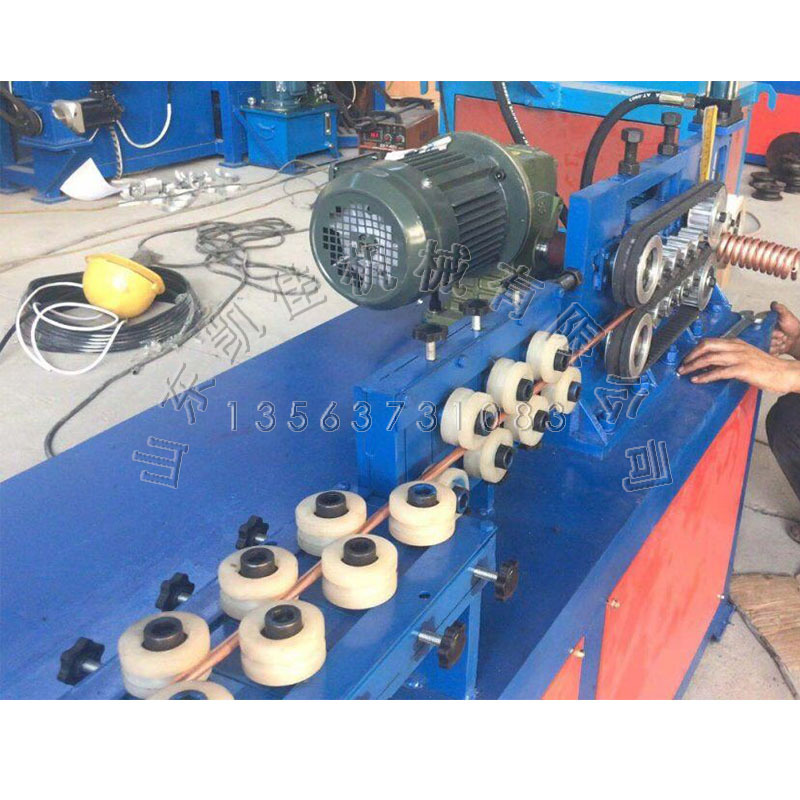 全自动螺旋多圈盘管机 数控液压七轴盘圈机 冷凝管盘管加工成型机