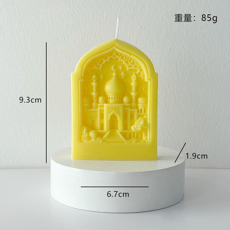 Mond Und Stern Duftkerze Im Orientalischen Architekturstil_voghion.com
