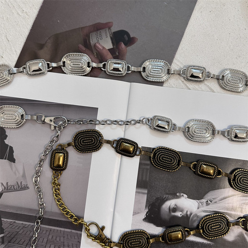Women's Waist Chain Accessory, Chain Belt Decor for Skirts, Jeans, and Dresses - Metal Chain,  New Arrival