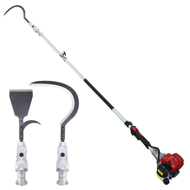 汽油棕榈镰刀片园林绿化棕榈树修剪机加长伸缩杆棕榈果收割铲刀片