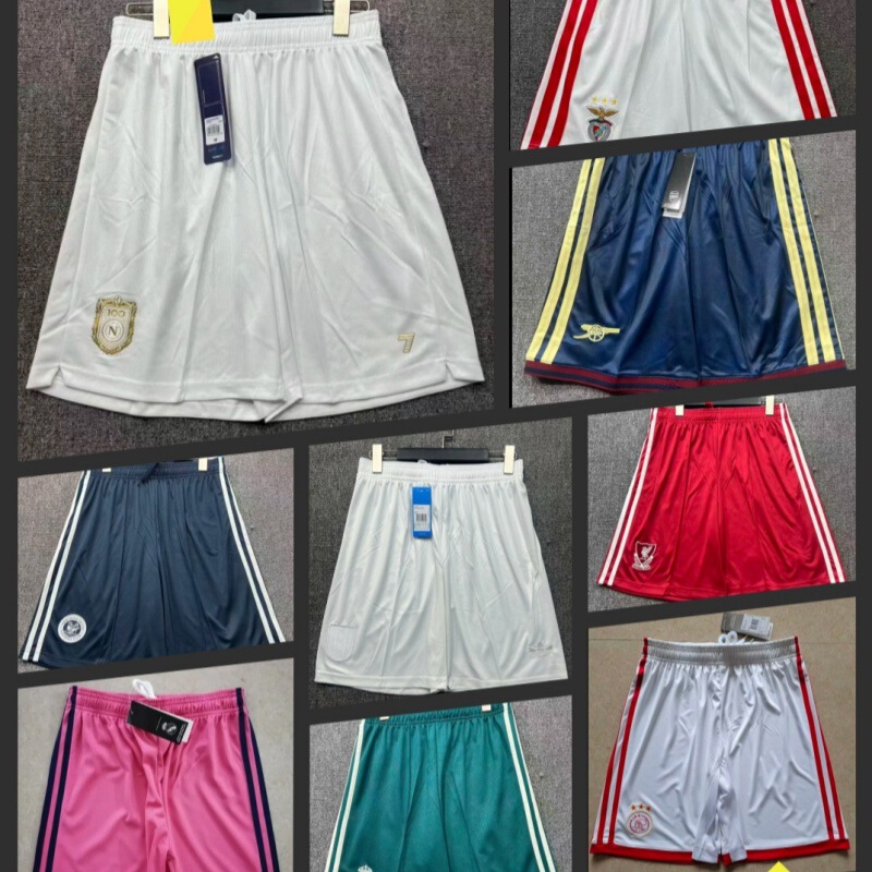2627 Factory wholesale soccer jerseys and shorts, unisex, for Arsenal and other teams, quick-drying sports shorts for cross-border sales