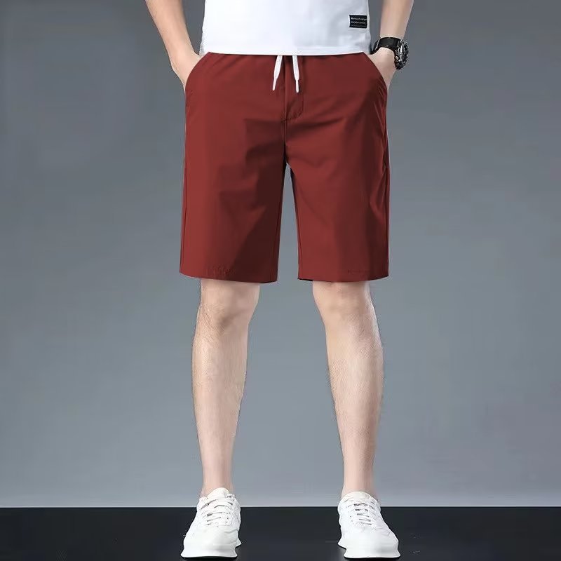 24 colores personalizados logotipo japonés pantalones cortos para hombres de verano delgados deportivos casuales sueltos ventilados para hombres