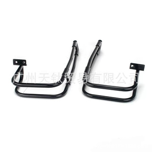 Harley Great Gliding CVO Double Light Gliding Modified Parts Road King Box Bumper Side Box Bars 14-24