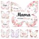 Amazon cross-border new ladies birthday gift butterfly shape acrylic desktop decorations gift table