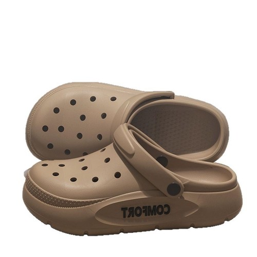 Men's Slip-on Durable Thick EVA Anti-Odor Hiking Slides for Summer Driving
