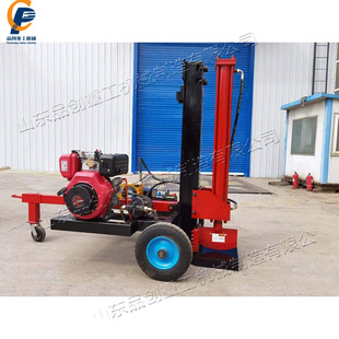 Guillotine type tree dismantling machine wooden pier splitting machine 20 tons 30 tons vertical and horizontal dual-purpose wood splitting machine log wood splitting machine