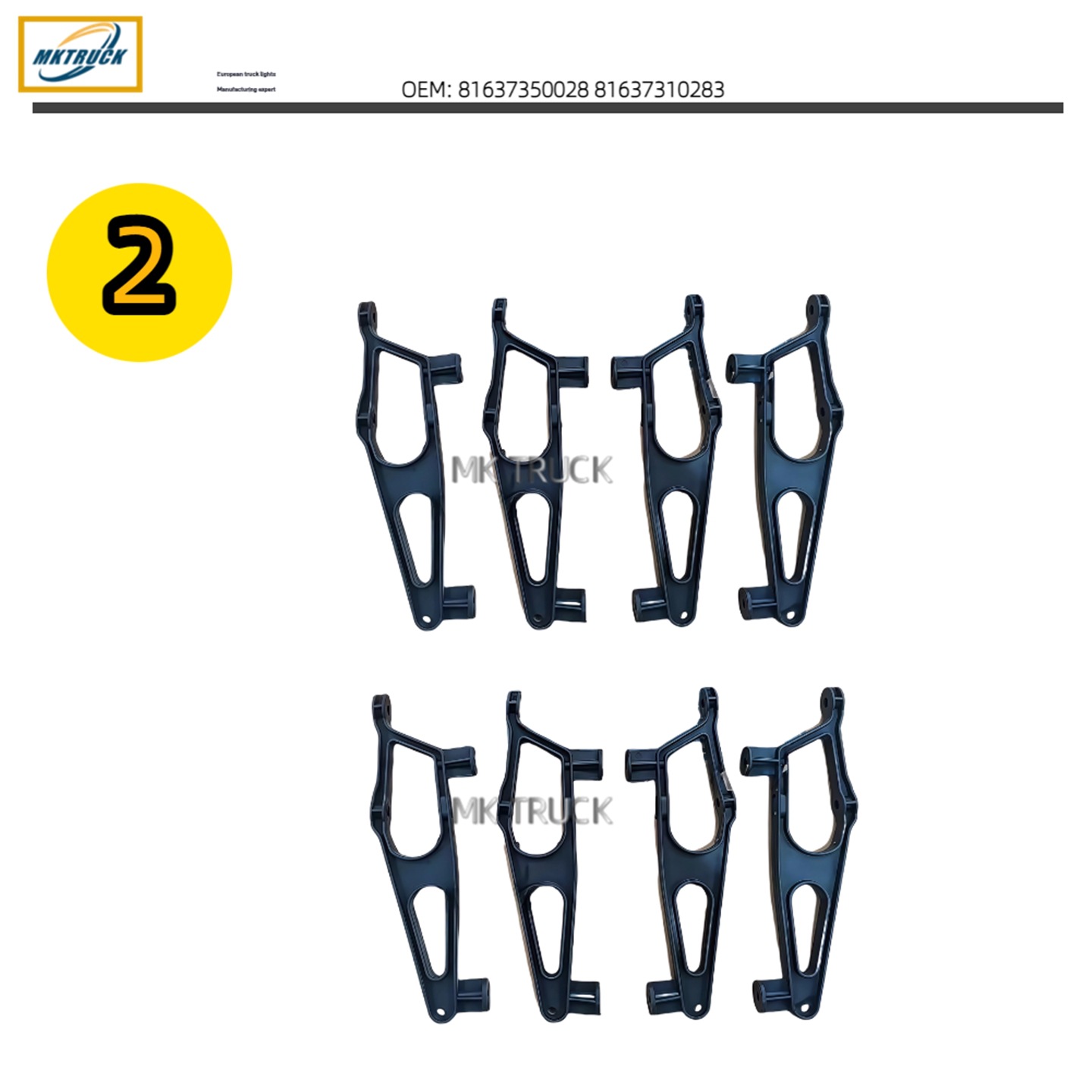 Soporte de la sombrilla 81637350028 81637310283 para la fábrica de piezas de camiones MAN TGA
