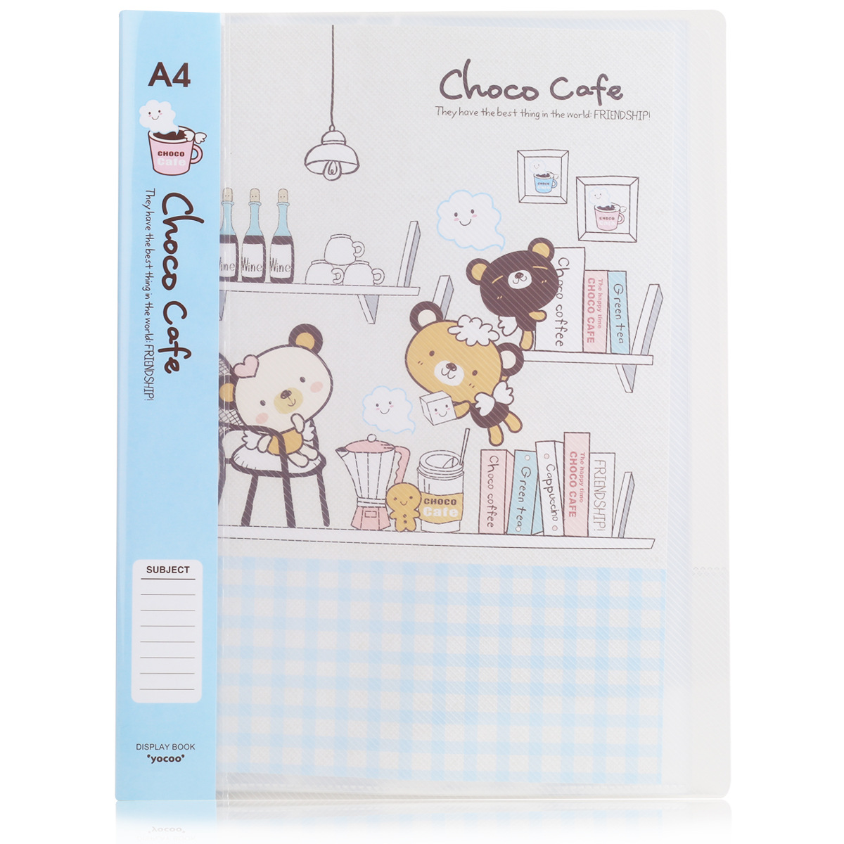 Deli 96151 Data Book 20-page file bag A4 Carpeta de inserción multifuncional Carpeta de papel de prueba