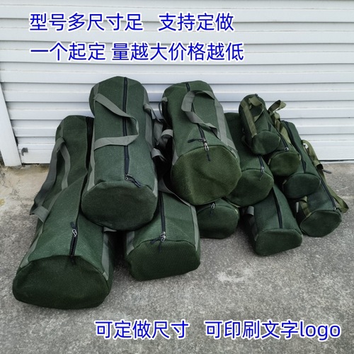 Durable canvas tool kit with thickened canvas, featuring hardware tools and designed as a cross-border exclusive handbag—customizable to order.