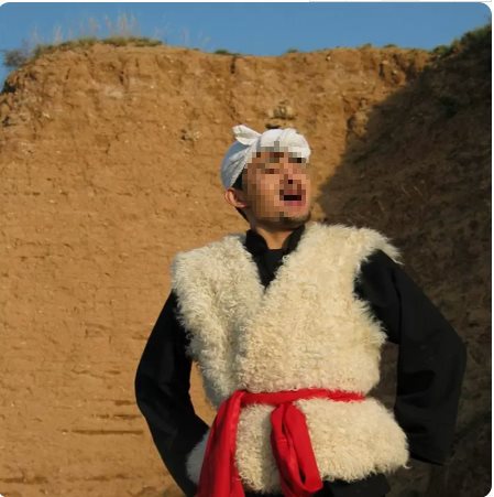 Northern Shaanxi Folk Song Performance Costume Male Peasant Common People Waist Drum Yangko Fisherman Wushu Team Po Performance Costume