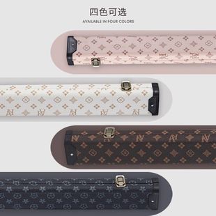 ∂【7016 People Collect】Rod Bag, Billiard Cue Box, Integrated Rod Box, Aluminum Alloy Three-Quarter Rod Bag, Two Points