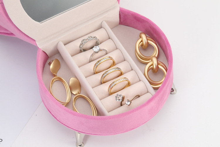 Fashion Solid Color Cloth Jewelry Boxes 1 Piece