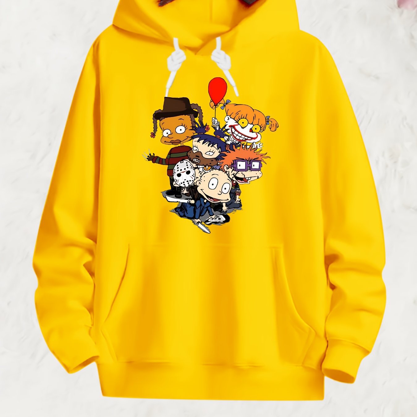 Plus Size Casual Sweatshirt Womens Plus Cartoon Fig