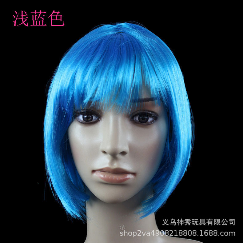 Fotografía de rendimiento apoyos de Halloween suministros de danza peluca conjunto de pelo estudiante pelo BOBO