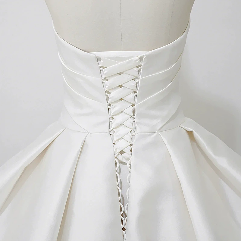 Набор из трех предметов для модификации свадебного платья: аксессуары для увеличения задней части платья из сатина на молнии