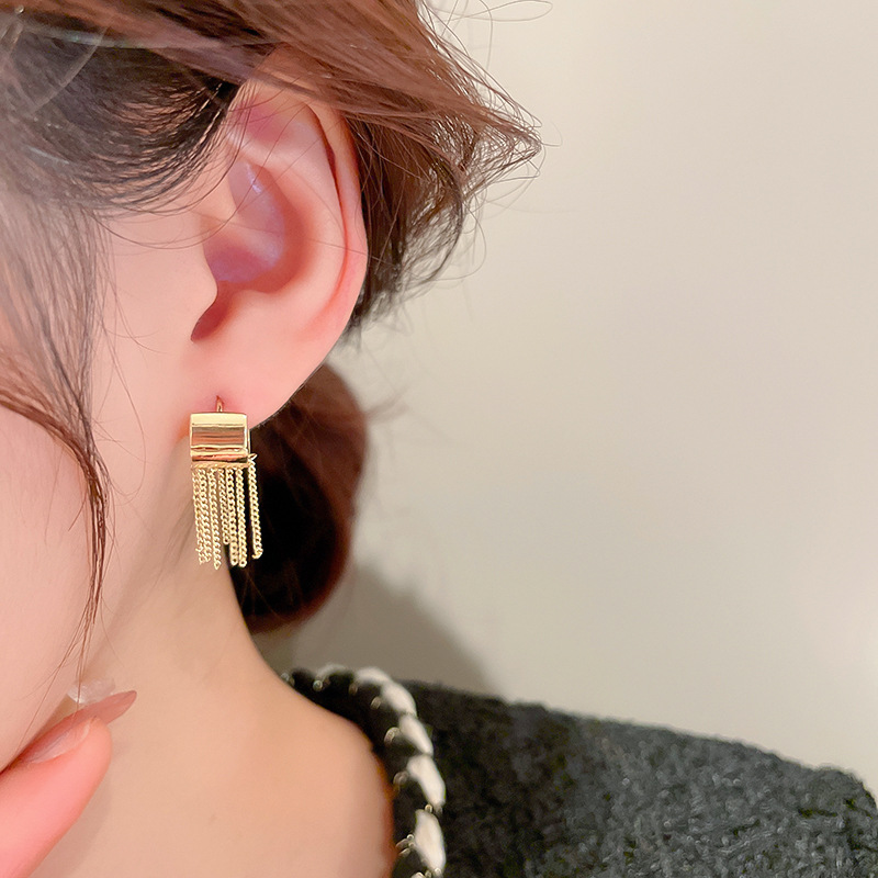 Fashion Geometric Copper Plating Drop Earrings 1 Piece