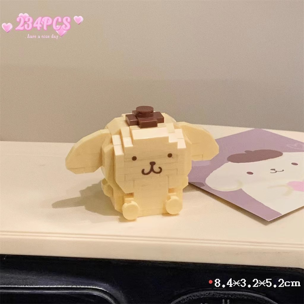 Compatible con Lego muñeca de dibujos animados micro partículas frambuesa oso montado bloques construcción juguetes educativos puesto ciego caja regalo al por mayor