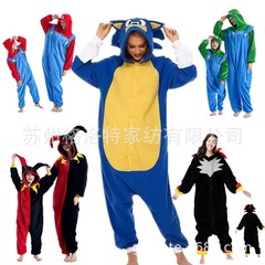 新商品の漫画のワンピースのパジャマ動物の子供の恐竜のユニコーンのクロスボーダーの演出服のソニックの毛の怪の寝衣のバッチ