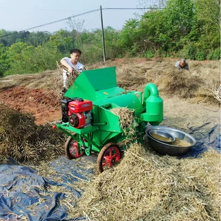 移动型手推汽油打谷机水稻油菜脱粒机喂入式打菜籽机纸箱包装发货