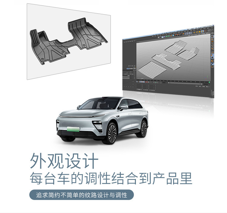 Suitable for 24 Star Era Et Car Floor Mats, Stain-Resistant, Fully Environmentally Friendly Tpe Floor Mats, Trunk Mats, Seat Back Mats