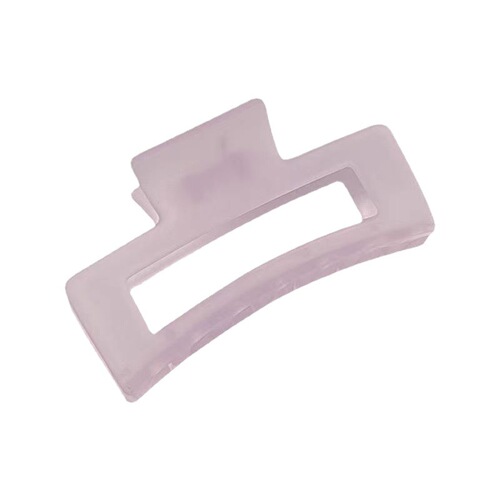 Summer and Autumn Candy Color Square Claw Clip Simple and Versatile Hair Clip for Rear Head Ponytail Hairpin Hair Accessories Shark Clip