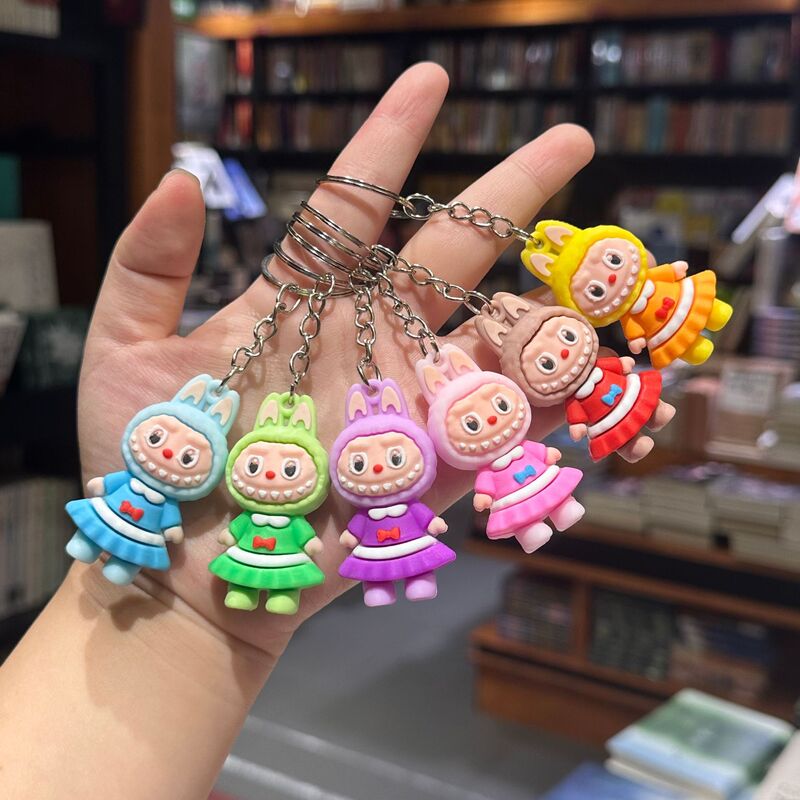 クロスボーダー漫画の出っ歯少年リトルシープキーホルダーかわいいバッグペンダントカップルギフトペンダント車のキー卸売|undefined