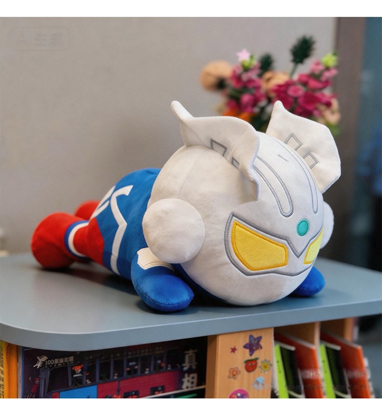 Ultraman Tiga Flying Plush Doll Children's Comfort Toy Boy Sleeping Pillow Birthday Gift Stuffed Doll