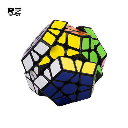 Qiyi Rubik's Cube Qiheng W third-order five-cube Rubik's Cube sticker special-shaped dodecahedron Rubik's Cube toy