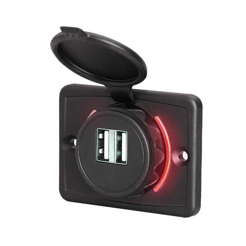 Asiento de masaje al por mayor transfronterizo, transporte público, autobús, automóvil, accesorios para vehículos recreativos, cargador de teléfono móvil modificado, doble usb image 10