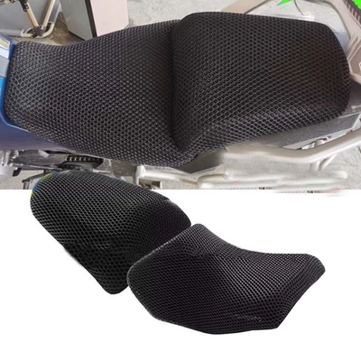 Suitable for BMW R1200RT R 1200 RT seat cushion cover, breathable seat cushion mesh cover, motorcycle honeycomb mesh seat cover (Motorcycle Safety Supplies) - 1-set-for-front-and-back