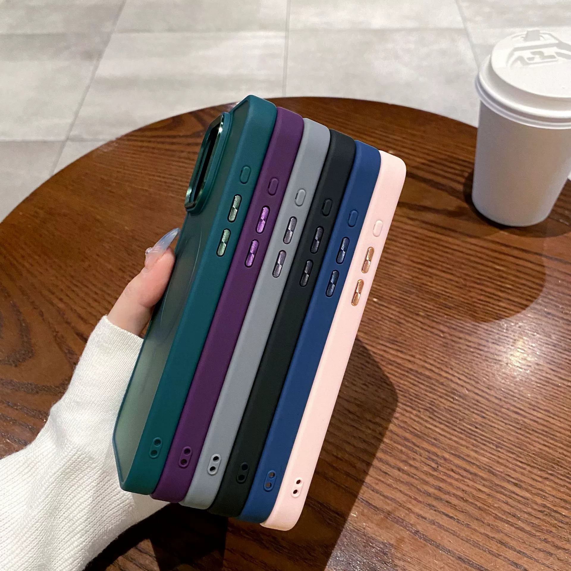 Чехол для iPhone, совместимый, фуксия, матовый, 13 Pro Max / 15 Pro Max