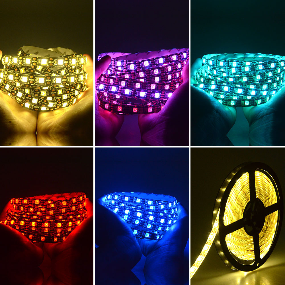 매직 5V 빛 LED 세트 5050RGB 블루투스 원격 제어 휴일 장식 조명 TV 배경 분위기 빛