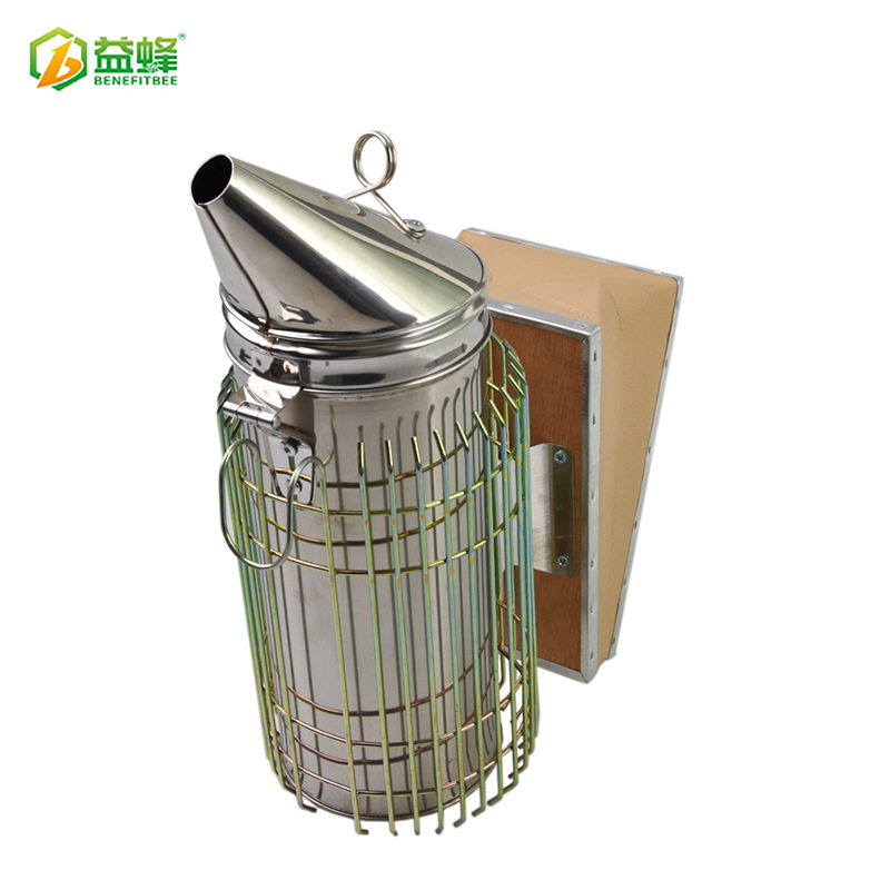 Abeja nuevo señaló humo pulverizador abeja humo extractor apicultura herramienta Acero inoxidable humo pulverizador