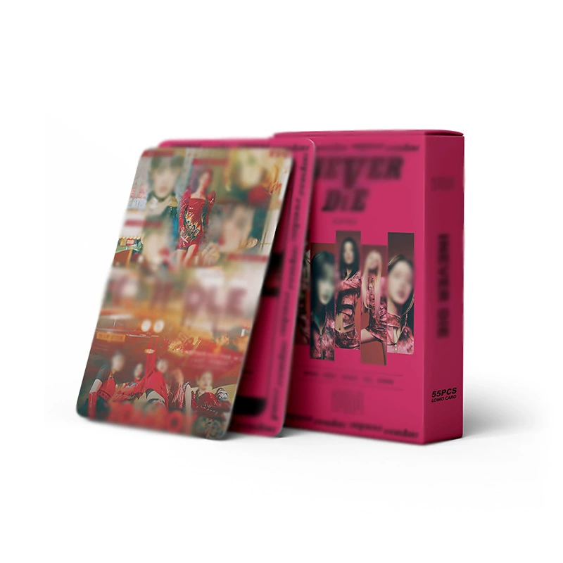 Корейская звезда 55 Шар Box Маленькая карточка Stray (G) I-DLE Ive Ateez Коллекция Ломо Карта Перешедший границы