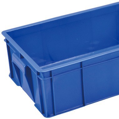 物豪塑料元件箱，蓝色周转箱、装五金件箱、物流箱、塑料盒子