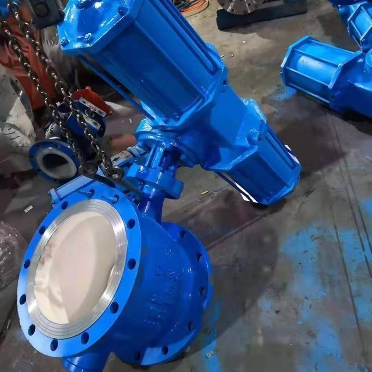 软密封铸钢上装式球阀 DYQ340F-16C DN900 双偏心蜗轮球阀DYQ340F