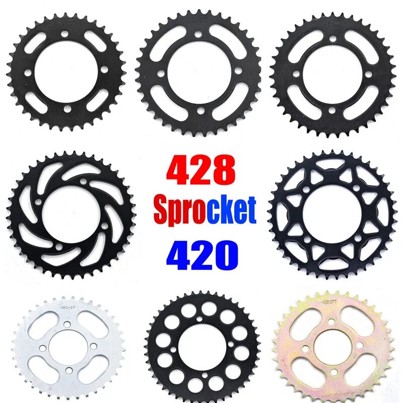 Off-Road Motorcycle Chain Sprocket 420/428/520/530 Large Rear Sprocket Gear for Go-Kart and Atv Chainwheel