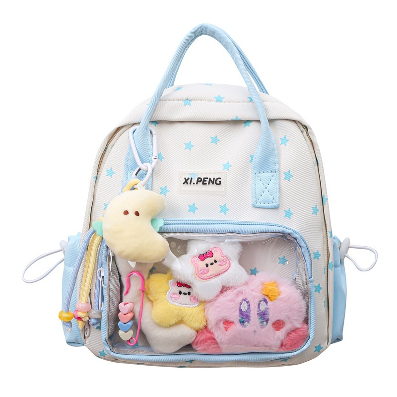 Mochila de moda encantadora ligera y amorosa impresión de bolsos portátiles multipropósito primavera nuevo lote de bolsas escolares para niños y niñas