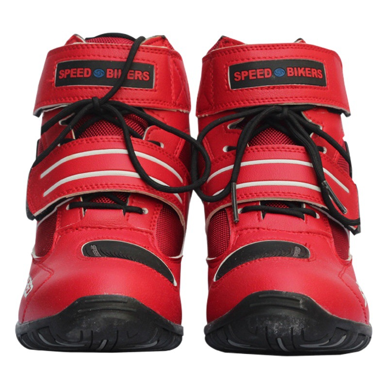 Zapatos de motocicleta botas cortas de Caballero de los hombres botas cortas de carreras botas de montar zapatos de la motocicleta Cuatro Estaciones Universal