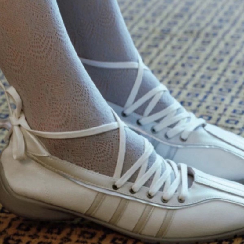 Cowhide Korean Designer Casual Mary Jane Women's Shoes 2025 Niche Ballet Flats Women's Flat Korean Style