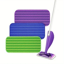适配Swiffer Wet Jet 12英寸干湿两用超细纤维拖把替换垫拖把头