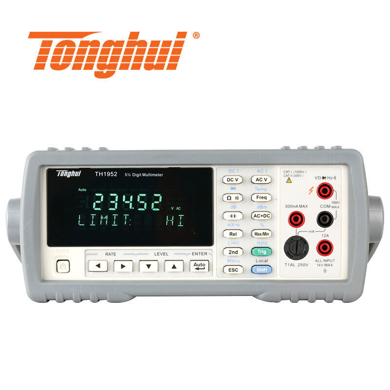 Tonghui/同惠 TH1952 台式数字万用表5位半数字多用表交流直流测