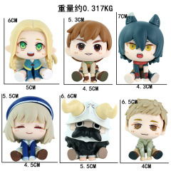 Qバージョン メイズライス 6個セット アニメ フィギュア マルシル レオシル チャクセンシ フィギュア オーナメント