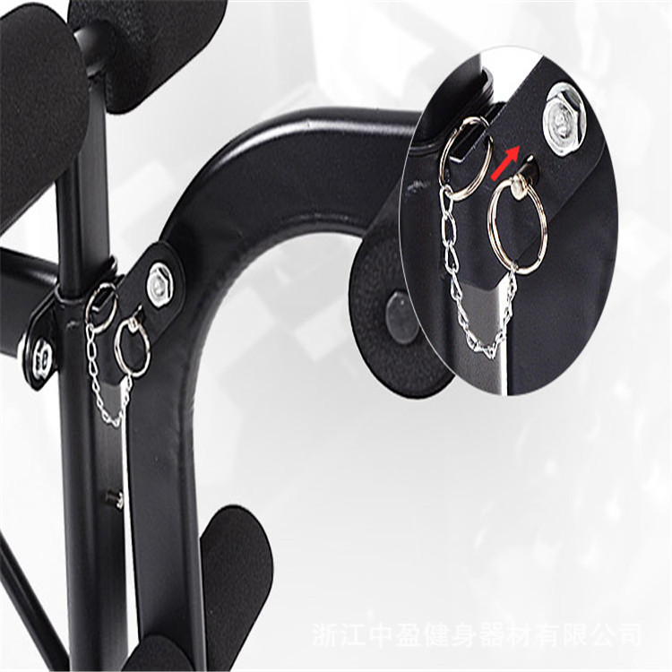 Hogar multi-funcional banco de peso Barra de levantamiento de pesas Banco soporte de Prensa Equipo de fitness Squat rack abdomen extractor plegable