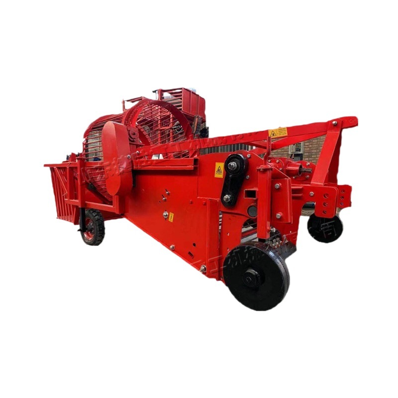 Tractor suspendido tipo máquina de reciclaje de película de pavimentación tipo rodillo máquina de recolección de película de tierras agrícolas máquina de limpieza de película de residuos de tierras de cultivo