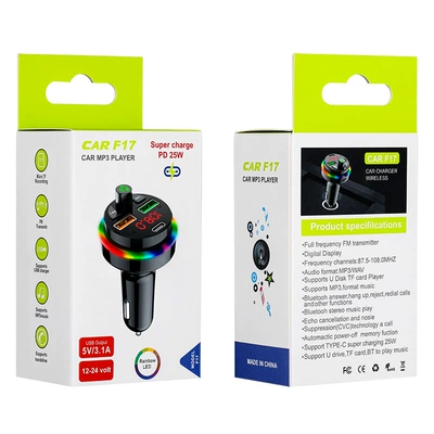 168 Dongguan Auto Accessories Factory Car mp3 - pdf17-qc30-fast-charge