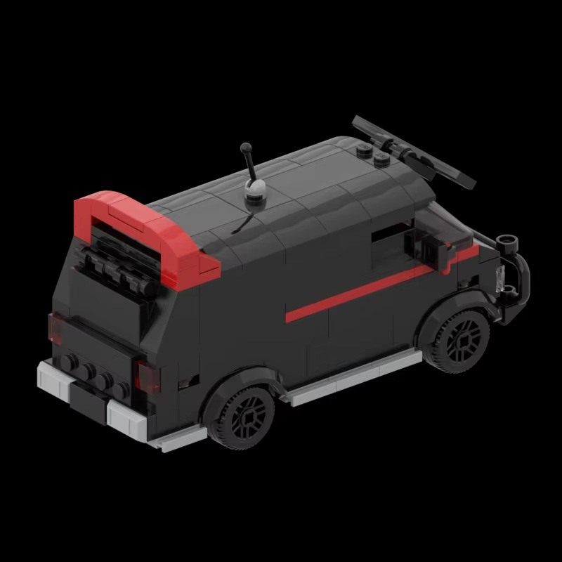 MOC A-Team車両特捜隊自動車玩具模型警察部門建築セット玩具プレゼント|undefined