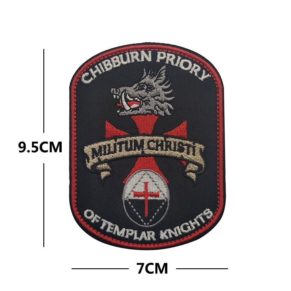 Sea Cross Outdoor St. Bened Trump Cross Cross Temple Crusade Tactical Smels Chapter Embroidery Magic Open Seal