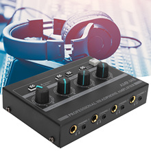 Headphone Amplifier 4-Channel Ferroalloy Mono/Stereo跨境专供