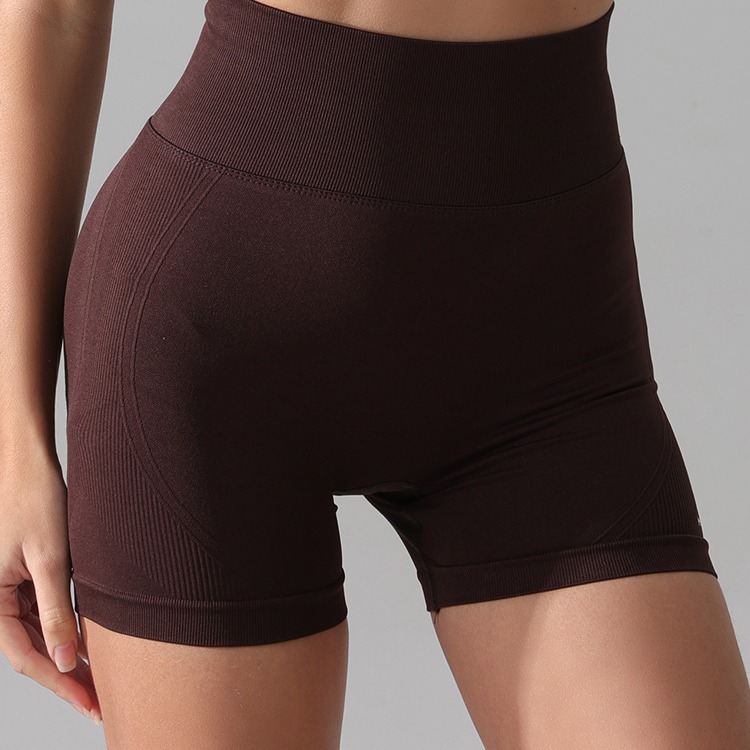 Women's Fitness Pants Tummy Control Tight Fitting Shorts Running Sports Cycling Yoga Wear Three Quarter Length Breathable Quick Drying_voghion.com
